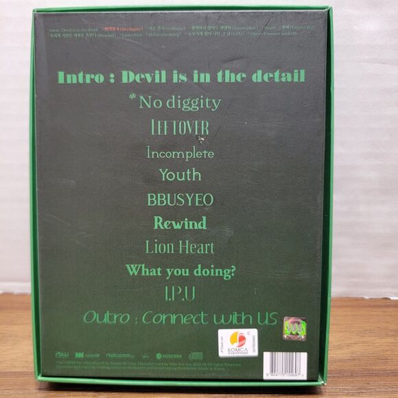 CD Oneus: Devil - First Full Album (Green Version) - Picture 3 of 5